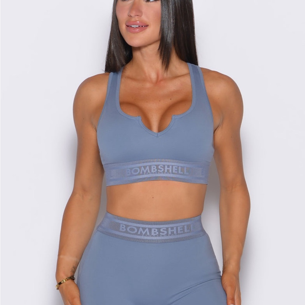 Blue bombshell sportswear bra
